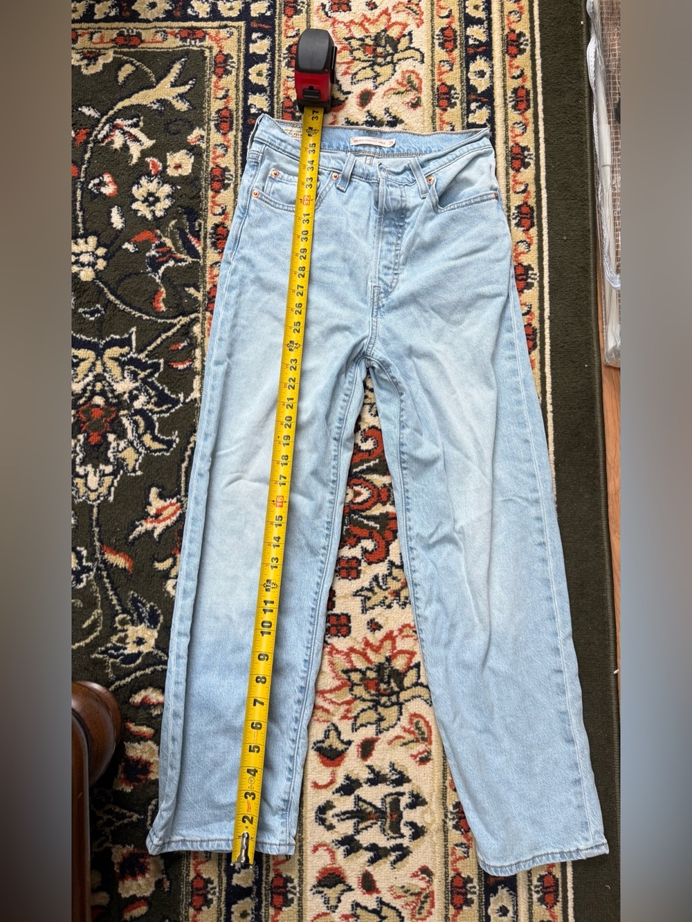 Levi's Ribcage Straight Ankle Jeans Light Wash Size 25